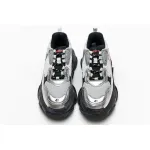 Balenciaga Triple S Black Silver 541624 W09E1 7320
