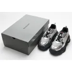 Balenciaga Triple S Black Silver 541624 W09E1 7320