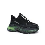 Balenciaga Triple S Black Yellow Fluo (Women's) 544351 W09ON 1047 