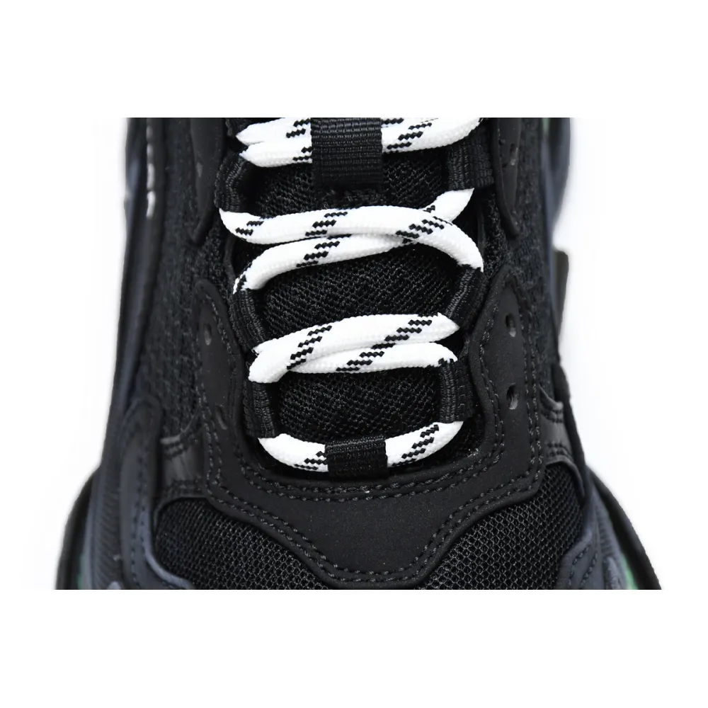Balenciaga Triple S Black Yellow Fluo (Women's) 544351 W09ON 1047 
