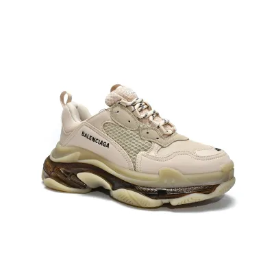 Balenciaga Triple S Clear Sole Beige (Women's)  544351 W2GA1 9710  02