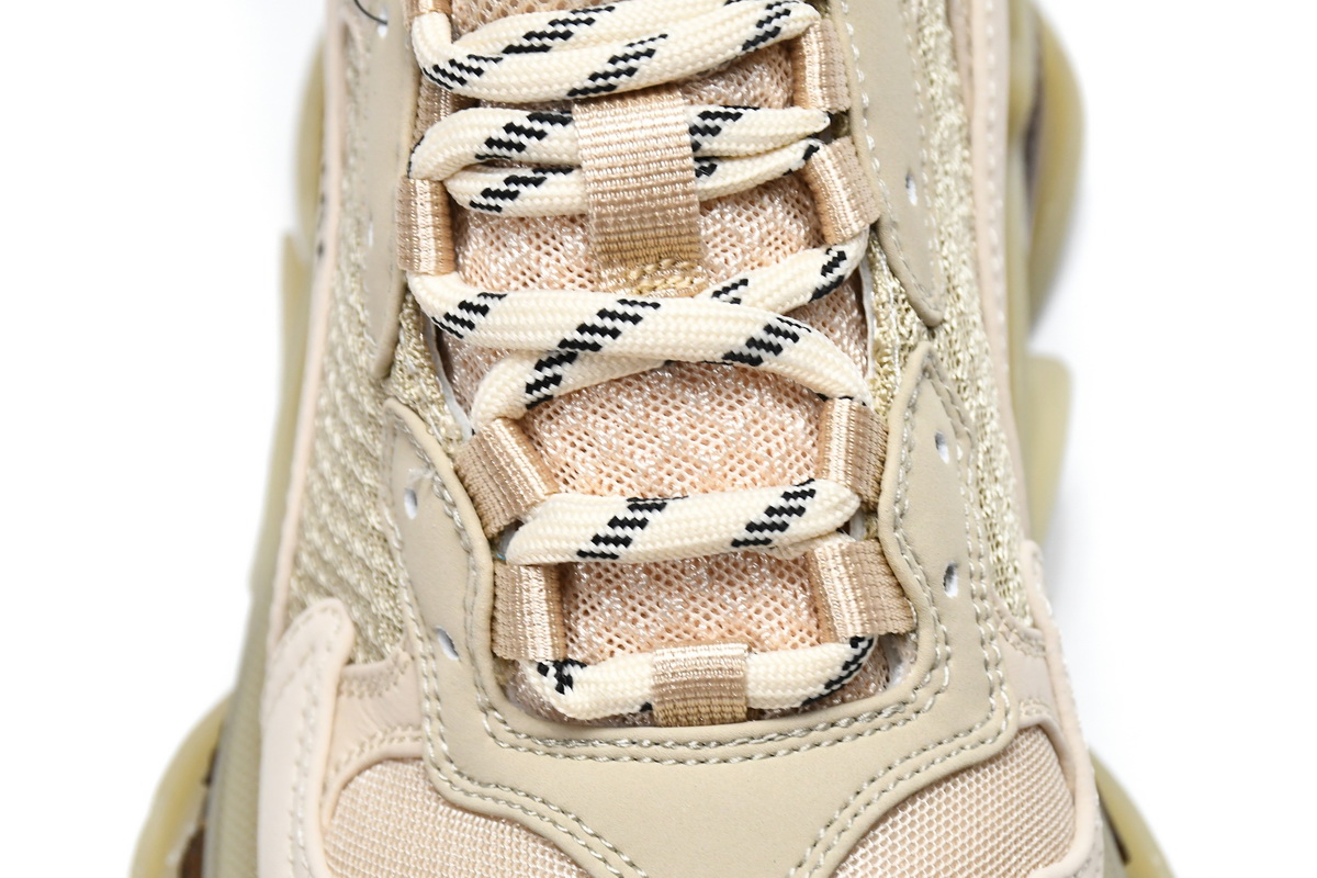 Balenciaga Triple S Clear Sole Beige (Women's)  544351 W2GA1 9710 