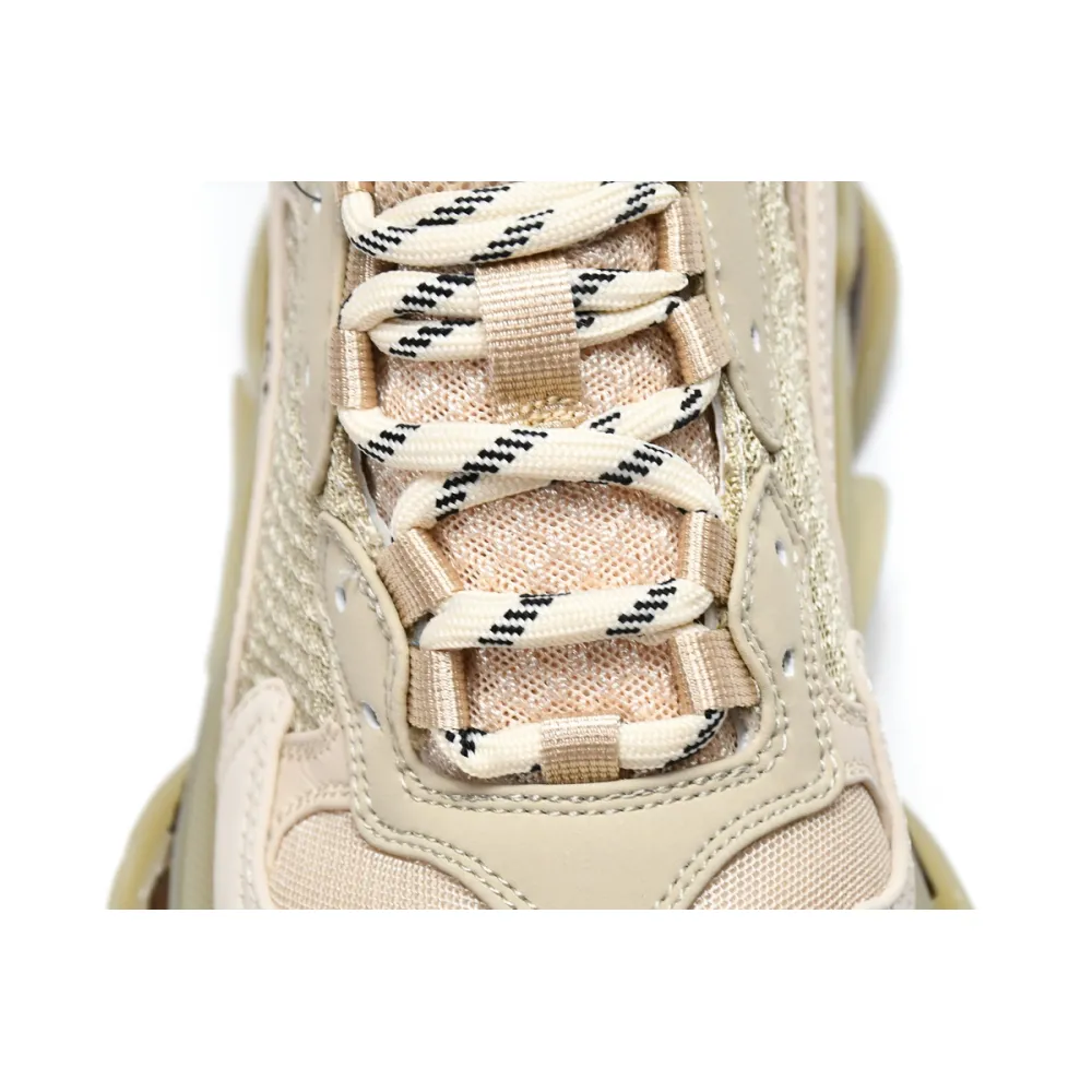 Balenciaga Triple S Clear Sole Beige (Women's)  544351 W2GA1 9710 