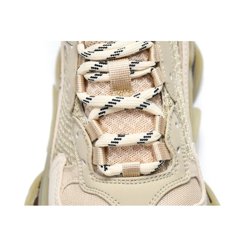 Balenciaga Triple S Clear Sole Beige (Women's)  544351 W2GA1 9710 