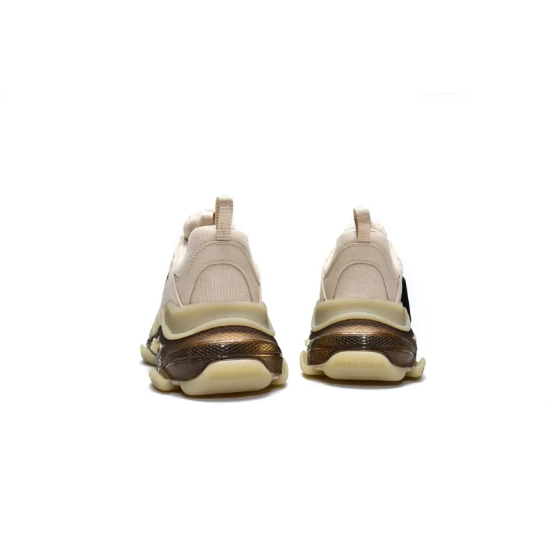 Balenciaga Triple S Clear Sole Beige (Women's)  544351 W2GA1 9710 