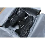 Balenciaga Triple S Clear Sole Black 541624 W09O1 1000