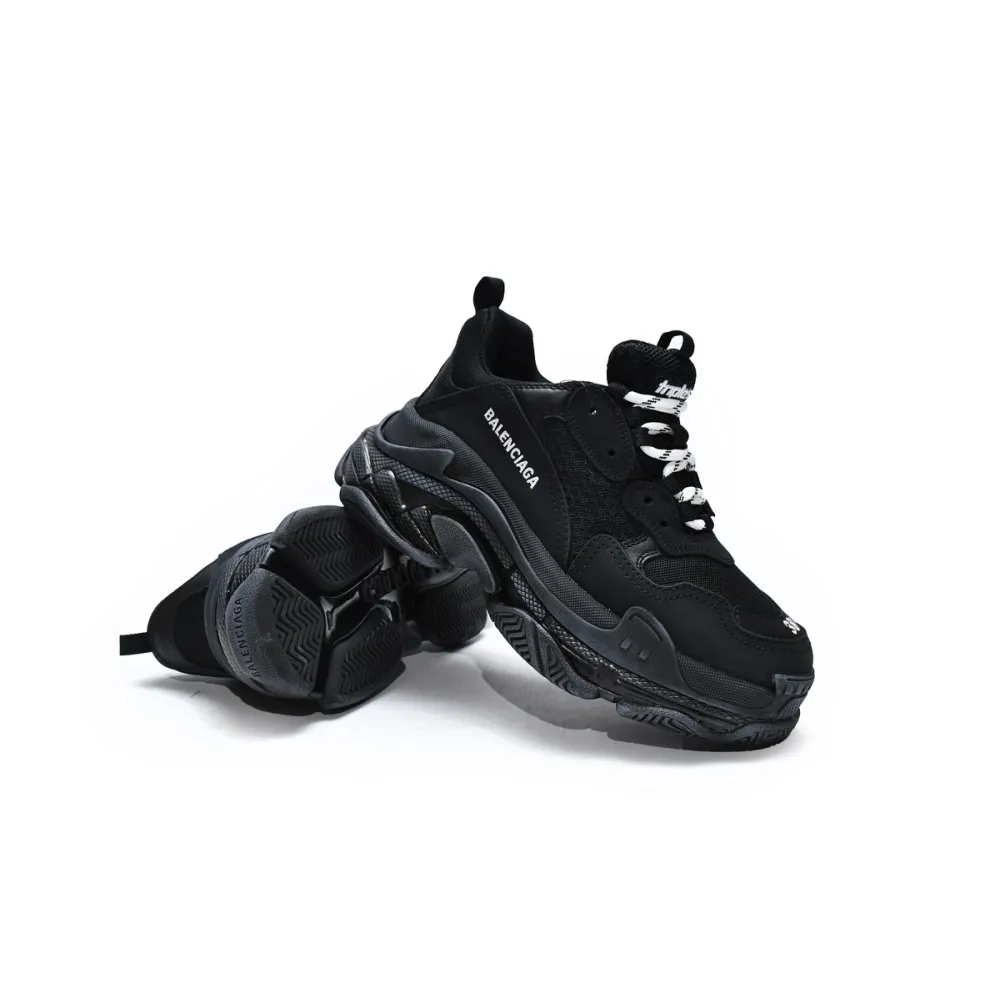 Balenciaga Triple S Clear Sole Black 541624 W09O1 1000