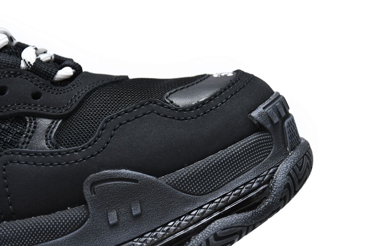 Balenciaga Triple S Clear Sole Black 541624 W09O1 1000