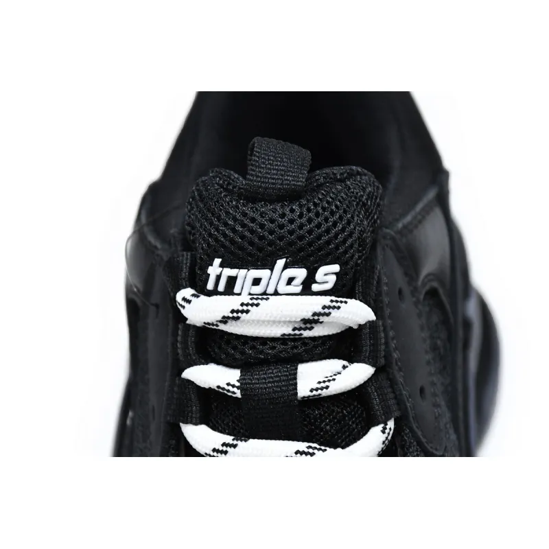 Balenciaga Triple S Clear Sole Black 541624 W09O1 1000