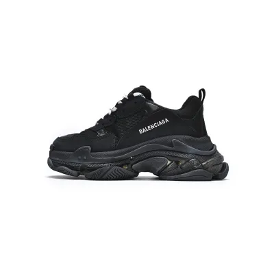 Balenciaga Triple S Clear Sole Black 541624 W09O1 1000 01