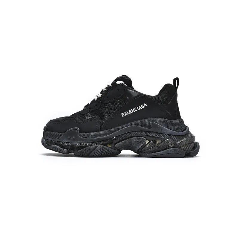 Balenciaga Triple S Clear Sole Black 541624 W09O1 1000