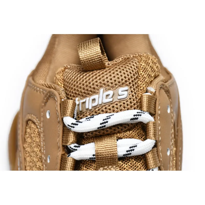 Balenciaga Triple S Clear Sole Brown  541624 W2GA1 2706