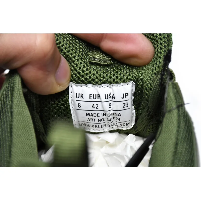 Balenciaga Triple S Clear Sole Dark Green 541624 W2GA1 2325 