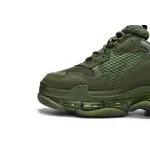 Balenciaga Triple S Clear Sole Dark Green 541624 W2GA1 2325 