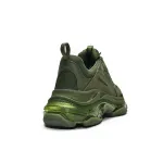 Balenciaga Triple S Clear Sole Dark Green 541624 W2GA1 2325 