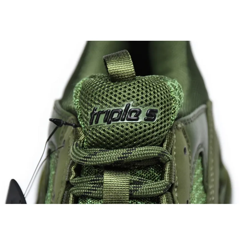 Balenciaga Triple S Clear Sole Dark Green 541624 W2GA1 2325 