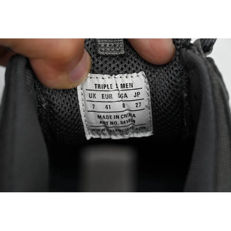 Balenciaga Triple S Clear Sole Dark Grey 541624W2GA11801