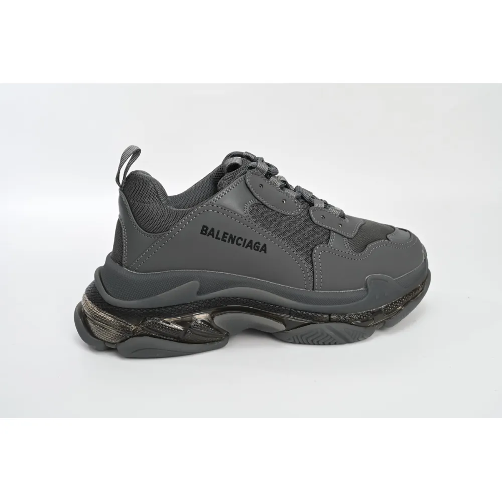 Balenciaga Triple S Clear Sole Dark Grey 541624W2GA11801