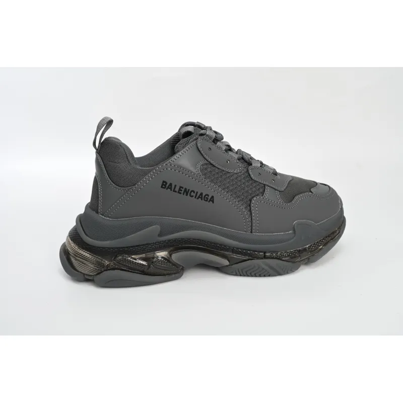 Balenciaga Triple S Clear Sole Dark Grey 541624W2GA11801