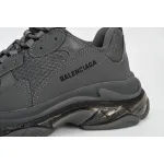 Balenciaga Triple S Clear Sole Dark Grey 541624W2GA11801