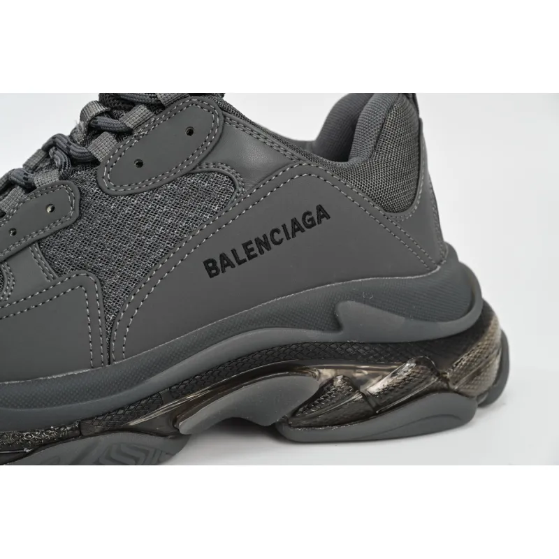Balenciaga Triple S Clear Sole Dark Grey 541624W2GA11801