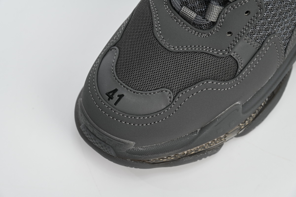 Balenciaga Triple S Clear Sole Dark Grey 541624W2GA11801