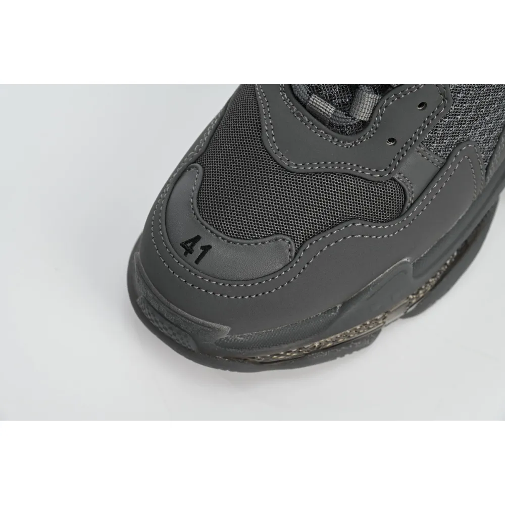 Balenciaga Triple S Clear Sole Dark Grey 541624W2GA11801