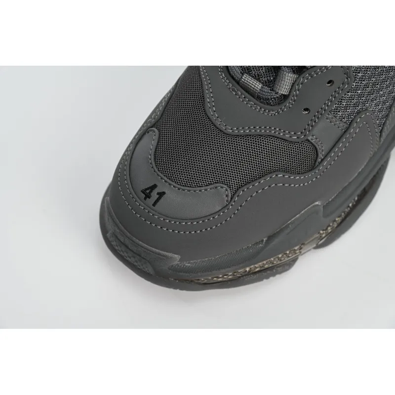 Balenciaga Triple S Clear Sole Dark Grey 541624W2GA11801