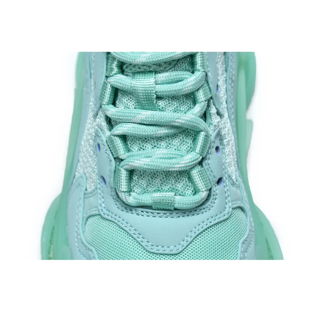 Balenciaga Triple S Clear Sole Green (Women's)  544351 W2GA1 4500
