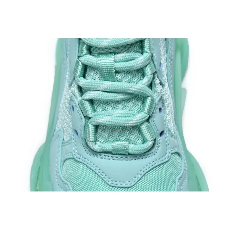Balenciaga Triple S Clear Sole Green (Women's)  544351 W2GA1 4500
