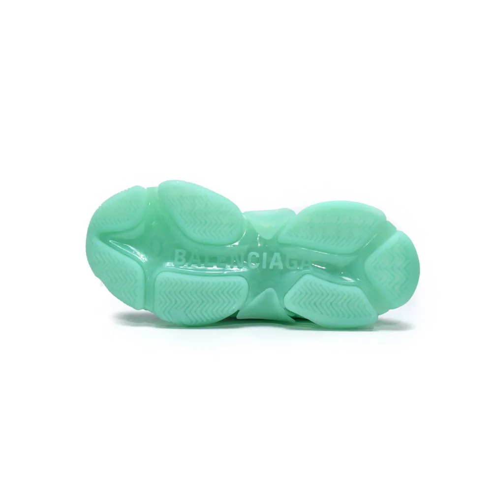Balenciaga Triple S Clear Sole Green (Women's)  544351 W2GA1 4500