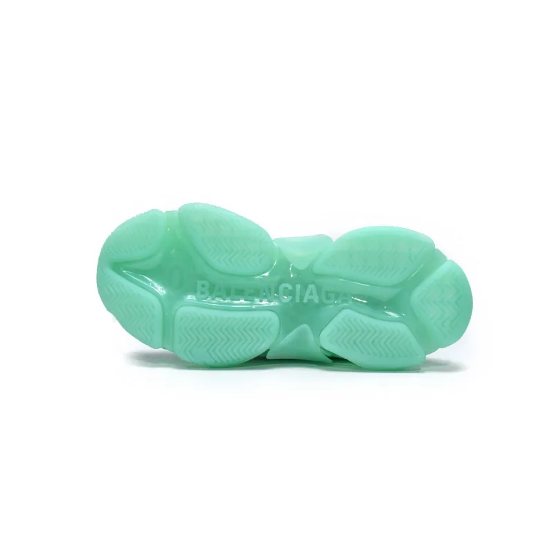 Balenciaga Triple S Clear Sole Green (Women's)  544351 W2GA1 4500