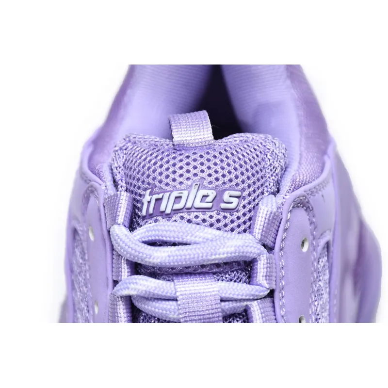 Balenciaga Triple S Clear Sole Purple (Women's)  544351 W2GA1 5890