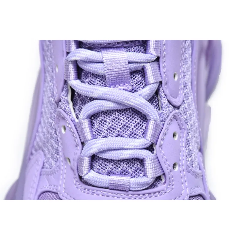 Balenciaga Triple S Clear Sole Purple (Women's)  544351 W2GA1 5890