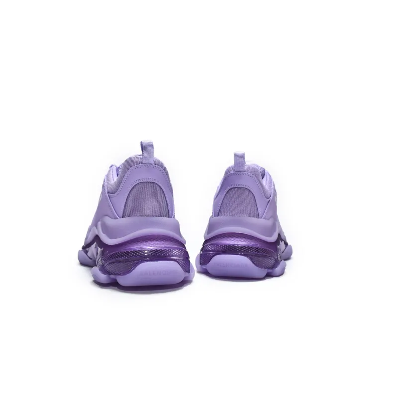 Balenciaga Triple S Clear Sole Purple (Women's)  544351 W2GA1 5890