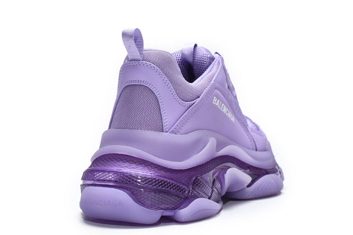 Balenciaga Triple S Clear Sole Purple (Women's)  544351 W2GA1 5890