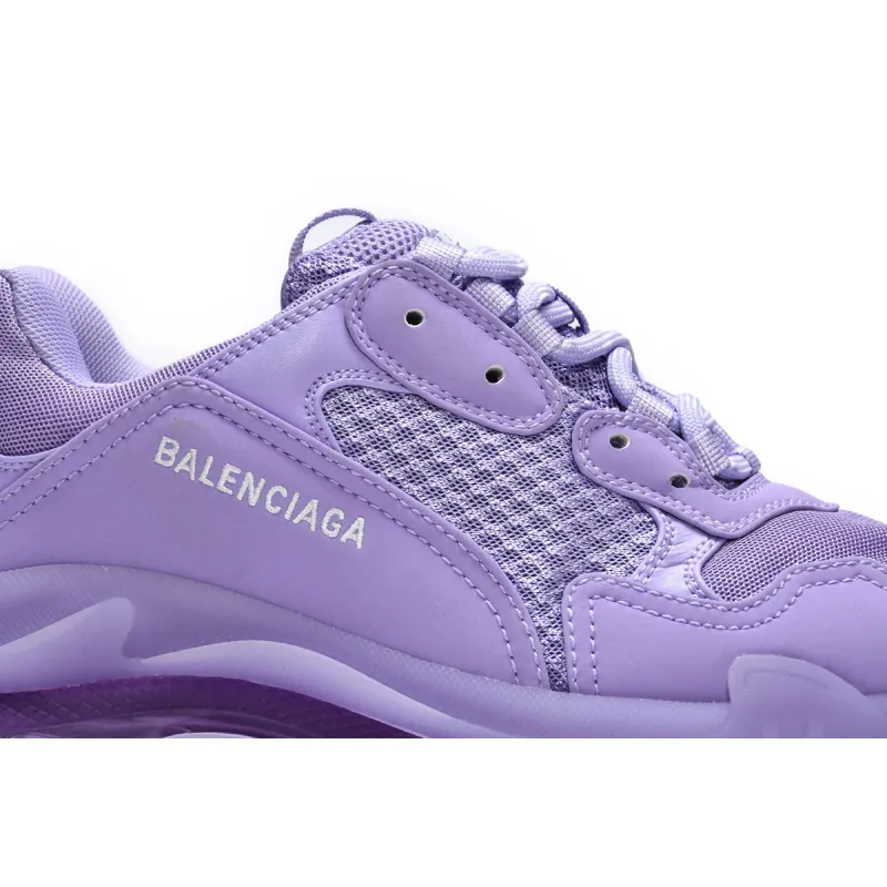 Balenciaga Triple S Clear Sole Purple (Women's)  544351 W2GA1 5890