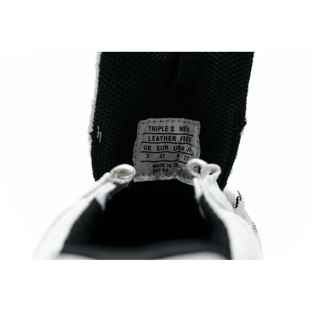 Balenciaga Triple S Milk White Black 0625 W09O1