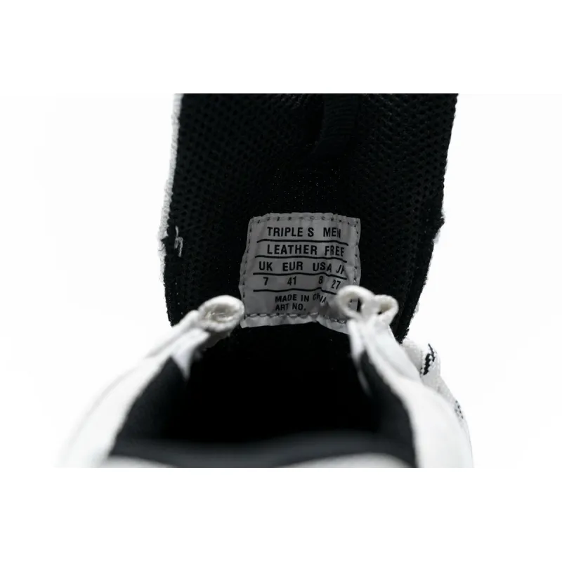 Balenciaga Triple S Milk White Black 0625 W09O1