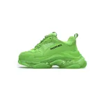 Balenciaga Triple S Neon Green Clear Sole  541624 W09OL 3801 