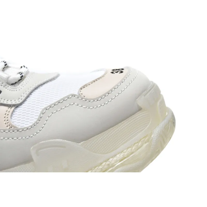 Balenciaga Triple S White Clear Sole (Women's)  544351 W09E1 9000