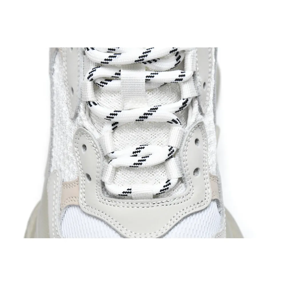 Balenciaga Triple S White Clear Sole (Women's)  544351 W09E1 9000