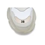 Balenciaga Triple S White Clear Sole (Women's)  544351 W09E1 9000