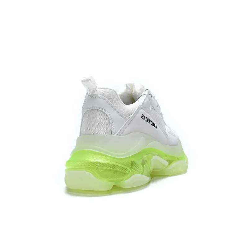 Balenciaga Triple S White Green  544351 W0901 9010