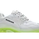 Balenciaga Triple S White Green  544351 W0901 9010