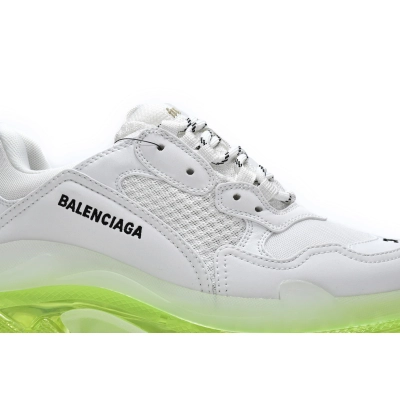 Balenciaga Triple S White Green  544351 W0901 9010 02