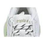 Balenciaga Triple S White Green  544351 W0901 9010