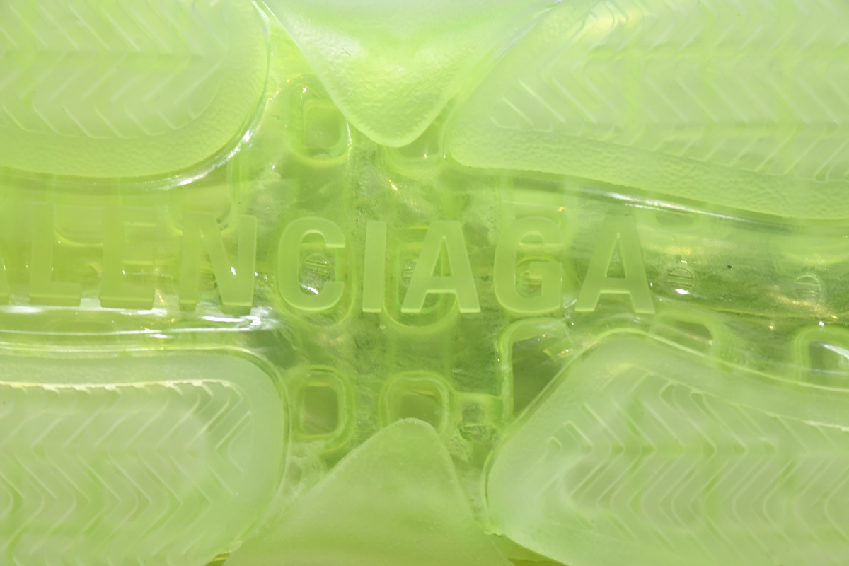 Balenciaga Triple S White Green  544351 W0901 9010