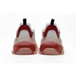 Balenciaga Triple S White Red 544351 W09E1 4552 