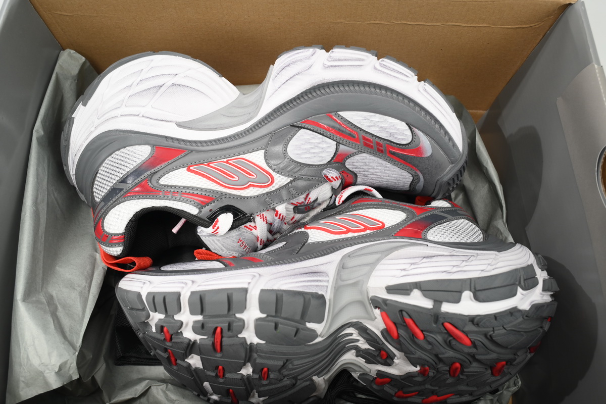 Balenciaga White Gray Red 784342 W2MV2 9645